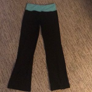 Reversible lulu lemon flared pants